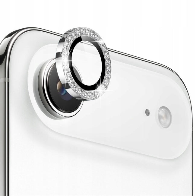 Ring z Cyrkoniami ze Szkłem Hartowanym na Obiektyw - iPhone Air, szkło 9H