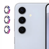 Ring z Cyrkoniami ze Szkłem Hartowanym na Obiektyw - Samsung Galaxy S25, twardość 9H
