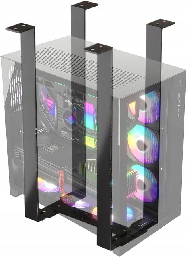 Uchwyt na Komputer PC Tower pod Biurko - Regulowany v2, długość 50 cm