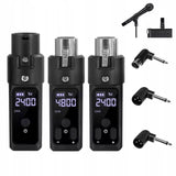Bezprzewodowy System Mikrofonowy XLR z Technologią UHF 2 do 1