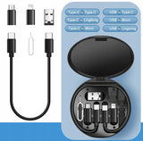Zestaw Adapterów 5w1 + Kabel USB-C (MicroUSB, Lightning, USB-C, USB-A)