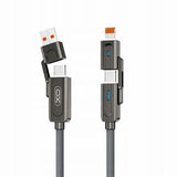 Kabel XO NB275 - 4w1 USB-C/Lightning + USB-C/USB - 1 metr