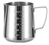 Stalowy Mlecznik z Miarką do Spieniania Mleka - 550ml