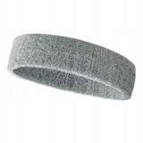 Opaska Sportowa na Głowę, Frotka - Szara