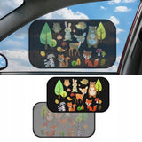 Osłona Przeciwsłoneczna na Boczną Szybę Samochodu - 2szt.