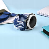 Pasek Phoneo® do Smartwatcha, Zegarka - Uniwersalny - 20 mm - Pleciony Niebiesko-Biały