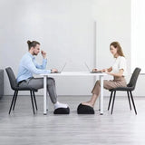 Podnóżek Biurowy pod Nogi - Materiałowy - Regulowany - Czarny