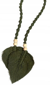 Upięcie do Zasłon i Firan - Lova Nest - Boho Liść Zielony 1szt.