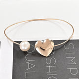 Upięcie do Zasłon i Firan - Lova Nest - Złote Serce 1szt.