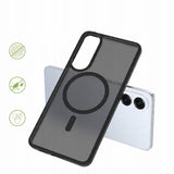 Etui Candy Matte do MagSafe do Samsung Galaxy S25 Edge - Czarne