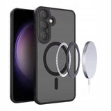 Etui Candy Matte do MagSafe do Samsung Galaxy S25 - Czarne