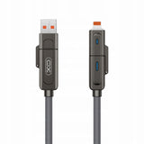 Kabel XO NB275 - 4w1 USB-C/Lightning + USB-C/USB - 1 metr