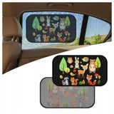 Osłona Przeciwsłoneczna na Boczną Szybę Samochodu - 2szt.