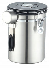 Stalowa Puszka Hermetyczna na Kawę i Żywność - 1.8L - Srebrna