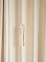 Upięcie do Zasłon i Firan - Lova Nest - Kwiatek Boho Biały 2szt.