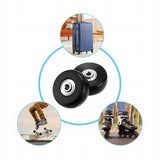 Wymienne Kółka do Walizki z Zestawem Montażowym - 4szt.