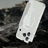 Etui Phoneo Flip z Klapką RFID do MagSafe do iPhone 17 Pro Max - Niebieskie