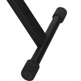 Regulowana Ława do Pianina i Keyboardu Czarna Składana 33/40/43 cm