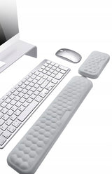 Podkładki Ergonomiczne pod Mysz i Klawiaturę - Szare