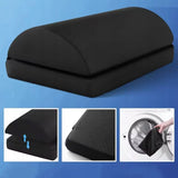 Podnóżek Biurowy pod Nogi - Materiałowy - Regulowany - Czarny