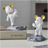 Stojak Na Telefon - Biały Miś