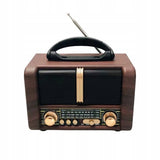 Radio Retro AM FM SW z Anteną, Głośnik BT (v1)
