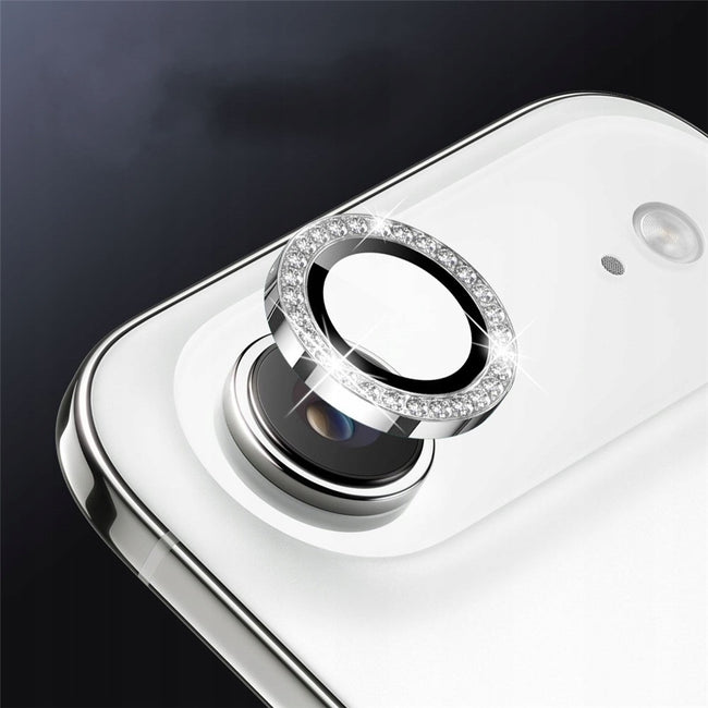 Ring z Cyrkoniami ze Szkłem Hartowanym na Obiektyw - iPhone Air, szkło 9H