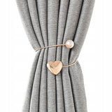 Upięcie do Zasłon i Firan - Lova Nest - Złote Serce 1szt.