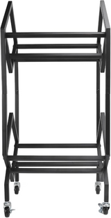 Stojak / Organizer na Płyty Winylowe Gramofonowe i CD 2-poziomowy + Kółka