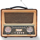 Radio Retro FM z Anteną, Głośnik BT, Powerbank 3w1