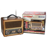 Radio Retro FM z Anteną, Głośnik BT, Powerbank 3w1