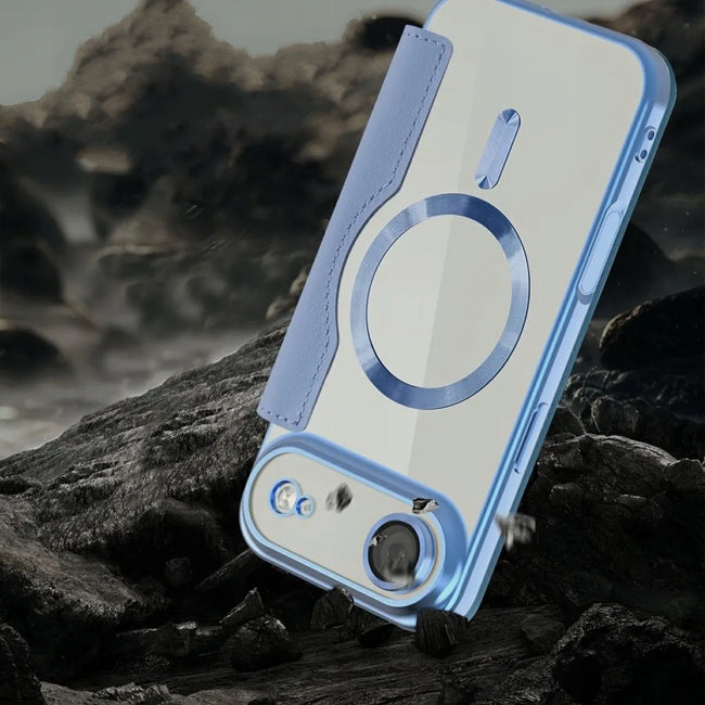 Etui Phoneo Flip z Klapką RFID do MagSafe do iPhone Air - Błękitne