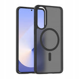 Etui Candy Matte do MagSafe do Samsung Galaxy S25 Edge - Czarne