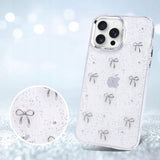 Etui Phoneo Glitter Bow - dedykowane dla Apple iPhone 16 Pro