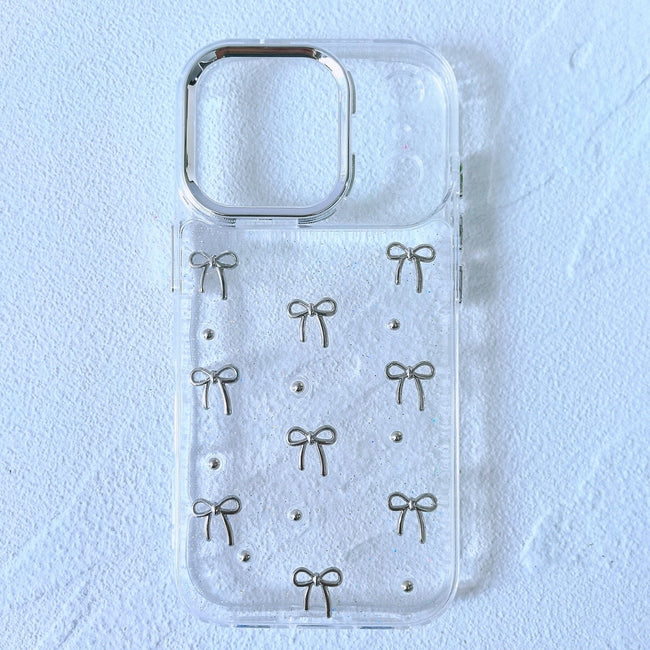 Etui Phoneo Glitter Bow - Apple iPhone 17 Pro
