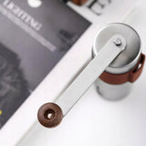 Młynek Ręczny z Ceramicznym Żarnem do Ziaren Kawy - Regulowany, Stal Nierdzewna