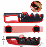 Ostrzałka do Noży i Nożyczek 3w1 - Regulacja Kąta Ostrzenia - Trójfazowa