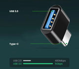 Adapter / Przejściówka Phoneo® (OTG) USB - USB-C - Czarny