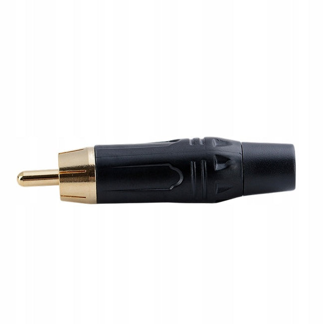 Betune® Wtyk męski RCA (Cinch) - pozłacany, do kabli 6 mm
