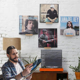 Zestaw 5x Uchwyt Ścienny na Płyty Winylowe LP EP - Drewno Dębowe