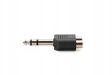 Betune® Adapter / Przejściówka 2x RCA Cinch do Jack 6,3mm 3pin