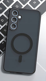 Etui Candy Matte do MagSafe do Samsung Galaxy S25 - Czarne