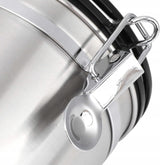 Stalowa Puszka Hermetyczna na Kawę i Żywność - 1.8L - Srebrna