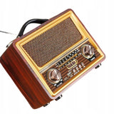 Radio Retro FM z Anteną, Głośnik BT, Powerbank 3w1 (v3)