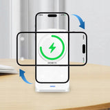 Stacja Ładująca Bezprzewodowa z MagSafe do Apple iPhone (Apple Watch, AirPods) - Czarna - 4w1