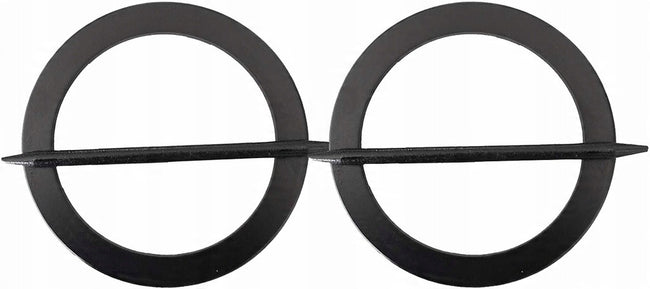 Upięcie do Zasłon i Firan - Lova Nest - Spinka Czarne Koło 2szt.