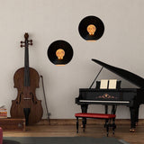 Zestaw 5x Uchwyt Ścienny na Płyty Winylowe LP EP - Drewno Dębowe