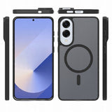 Etui Candy Matte do MagSafe do Samsung Galaxy S25 Edge - Czarne