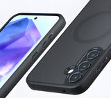 Etui Candy Matte do MagSafe do Samsung Galaxy S25 - Czarne