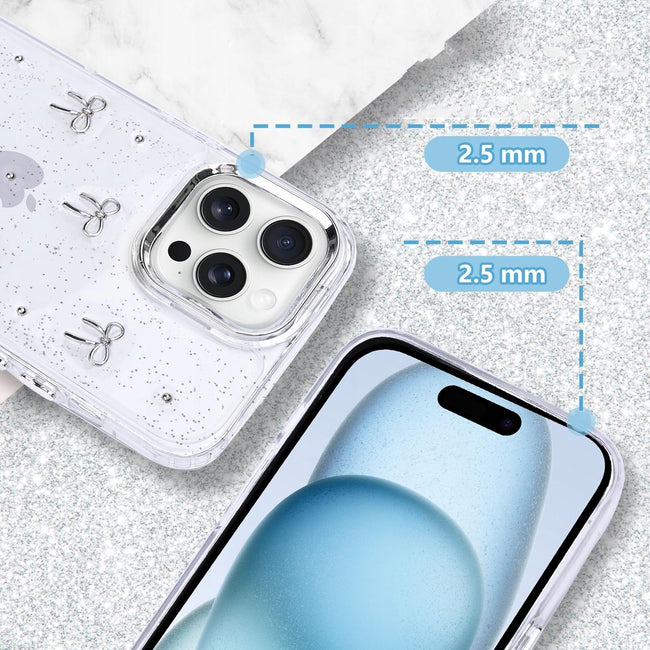 Etui Phoneo Glitter Bow - ultracienkie TPU dla Apple iPhone Air